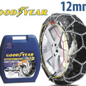 Catene da Neve per Furgoni Camper Suv 6.5-17 in Acciaio 12mm Mis.245 Goodyear