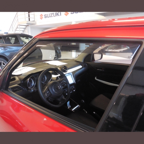 Kit Deflettori Aria Antivento Anteriori + Posteriori Farad per Suzuki Swift 5 porte dal 2017> - immagine 2