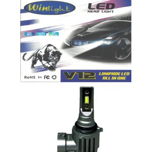 Kit 2 Lampade Lampadine a Led per Auto H.I.D HB3 12/24V 6000K 4000LM Win Light