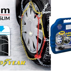 Catene da Neve Veicoli ingombri Ridotti 225/70-15 Acciaio 7mm Mis.120 Goodyear