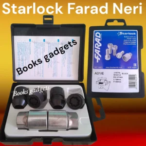 Per Range Rover Discovery Sport dal 10.2011>Dadi Antifurto NERI Starlock Cerchi in Lega