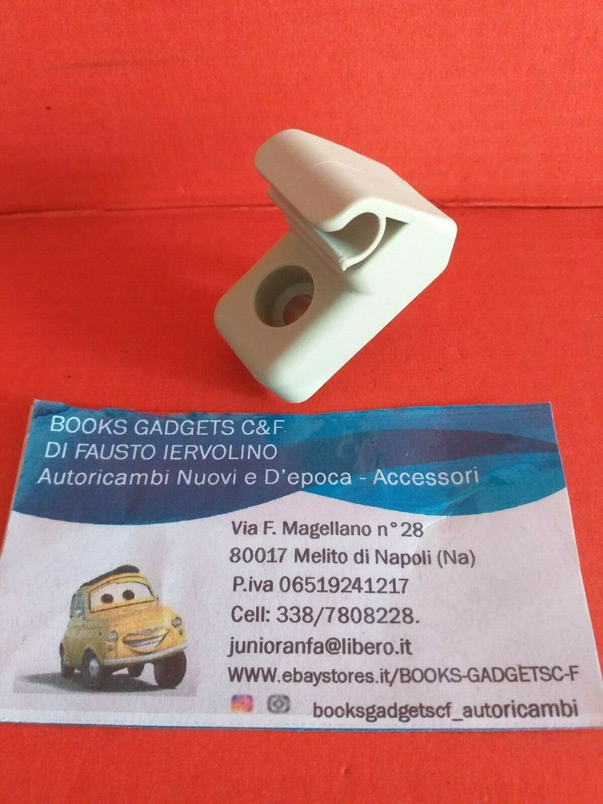 Compatibile con Alfa Romeo 147 2004> Gancio Supporto Fissaggio Aletta Pantina Parasole