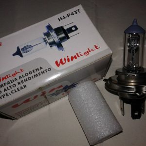 Kit 10 pezzi Lampadine Lampade Alogena H4 P43T 12V 60/55W Win Life