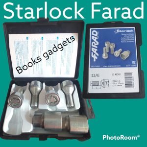 Per Mahindra KUV100 dal 2016 Kit Bulloni Antifurto Starlock Farad per Cerchi in Acciaio Originali