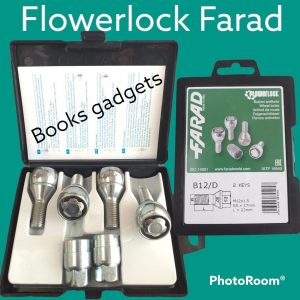Per Dacia Duster dal 2018 Kit Bulloni Antifurto Flower Lock Farad Cerchi in Acciaio