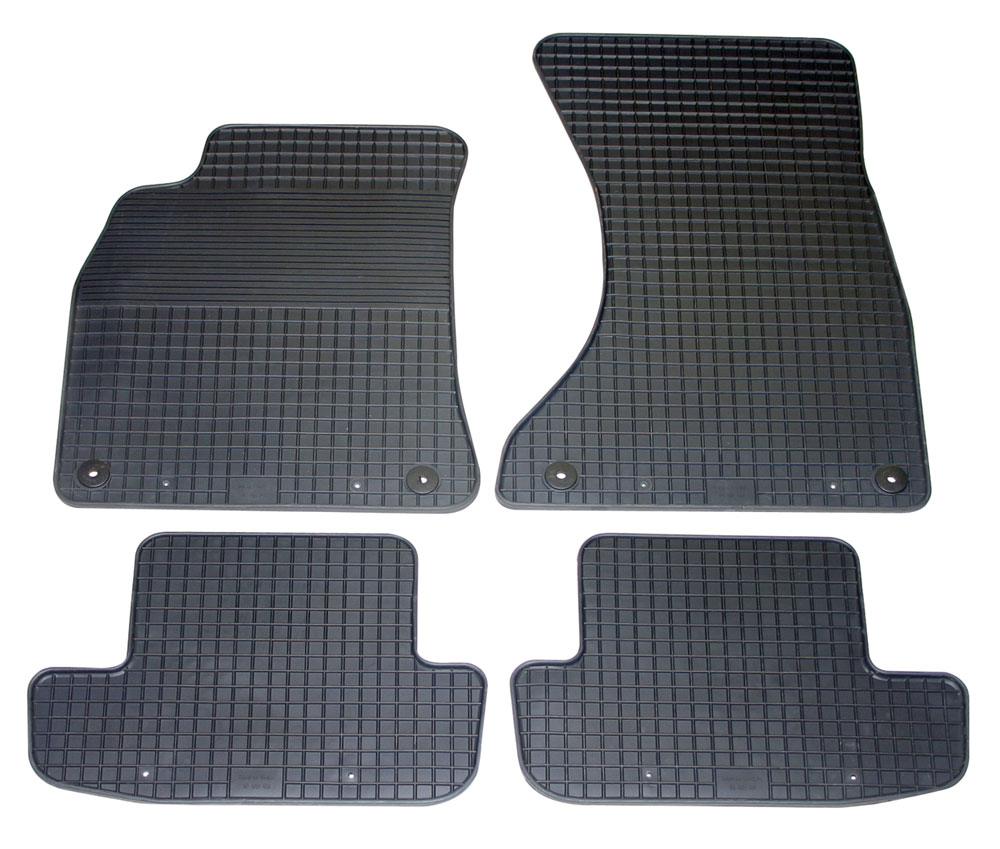 Set 4 Tappetini Auto in Gomma su Misura Compatibile con Audi A5 Coup? 2007>2016