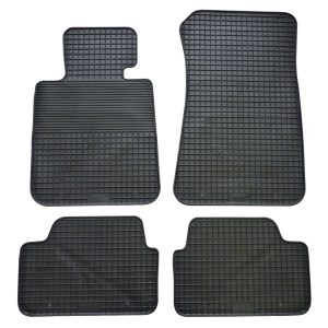 Set 4 Tappetini Auto in Gomma su Misura Compatibile con BMW X1 2009>2015 (E84)