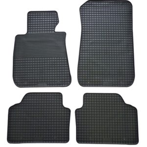 Set 4 Tappetini Auto in Gomma su Misura per BMW Serie 3 4p. 2005>2011 (E90)
