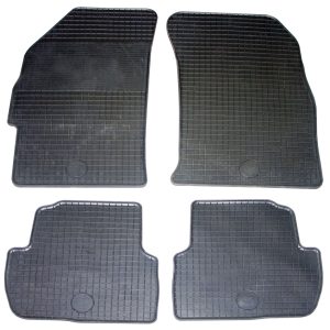 Set 4 Tappetini Auto in Gomma su Misura Compatibile con CHEVROLET Spark 09>13