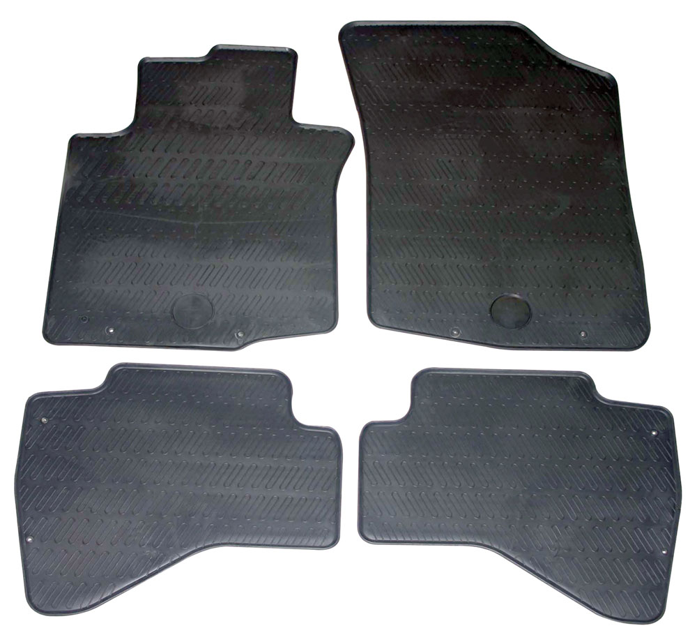 Set 4 Tappetini Auto in Gomma su Misura Per CITROEN C1 I 3/5p. dal 2005>2014