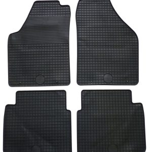 Set 4 Tappetini Auto in Gomma su Misura Compatibile con FIAT Idea 2003> (350)
