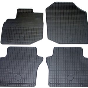 Set 4 Tappetini Auto in Gomma su Misura Compatibile con HONDA City 2008>2011
