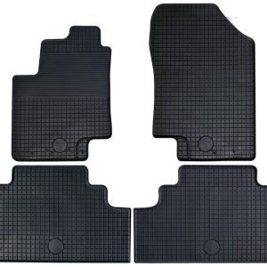 Set 4 Tappetini Auto in Gomma su Misura Compatibile con HYUNDAI ix20 2010>2015