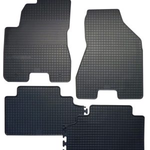 Set 4 Tappetini Auto in Gomma su Misura Per HYUNDAI Tucson 2004>2010 (JM