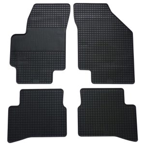 Set 4 Tappetini Auto in Gomma su Misura Compatibile con KIA Rio II JB 2005>2011