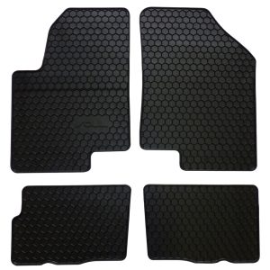 Set 4 Tappetini Auto in Gomma su Misura Compatibile con Per KIA Soul I AM 09>13