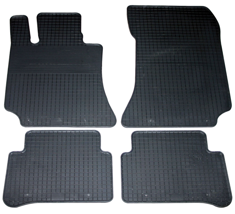 Set 4 Tappetini Auto in Gomma su Misura Per MERCEDES Classe E 4p 09>16 W212-S212