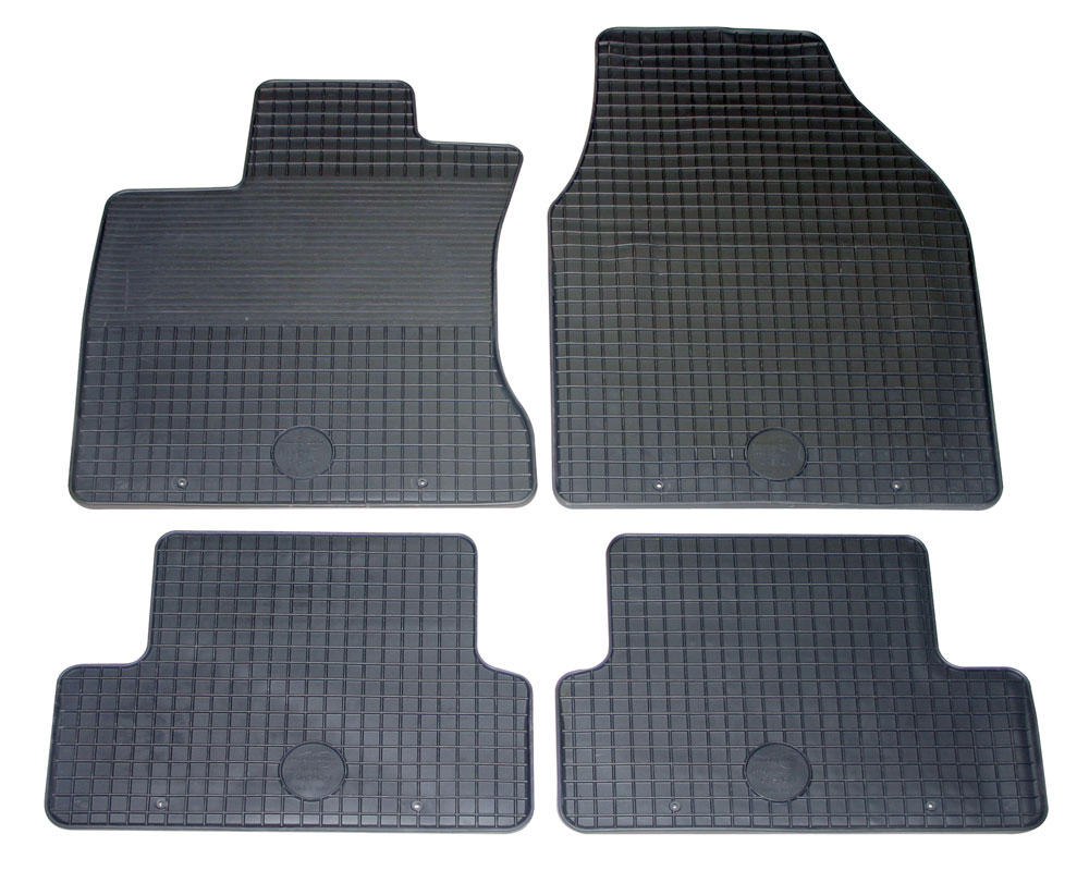 Set 4 Tappetini Auto in Gomma su Misura Per NISSAN Qashqai 2006>2014 (J10)