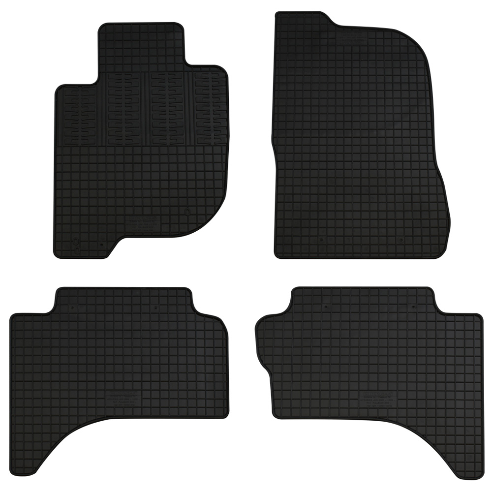 Tappetini In Gomma TEXER Per Mitsubishi Outlander III (2013) – Set Da 4 Pezzi, Anti-scivolo, Inodori E Con Fissaggio Originale.