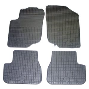 Set 4 Tappetini Auto in Gomma su Misura Per PEUGEOT 207/207+ 3/5p. e S.W. 2006>
