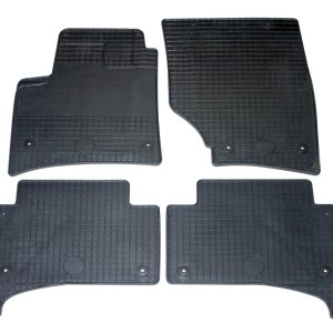 Set 4 Tappetini Auto Gomma su Misura Compatibile con PORSCHE Cayenne 9PA 03>10