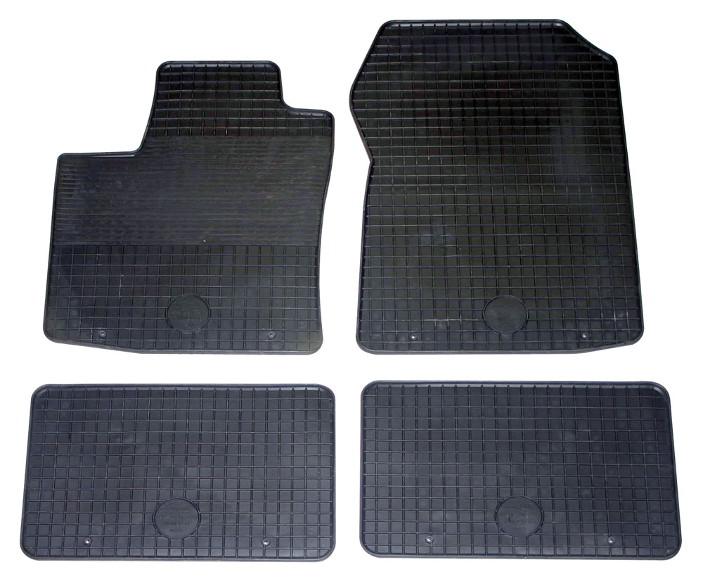 Set 4 Tappetini Auto in Gomma su Misura Per RENAULT Twingo II dal 2007>2014