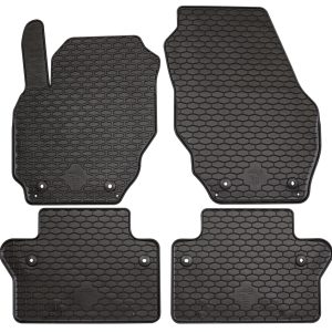 Set 4 Tappetini Auto in Gomma su Misura Per VOLVO S80 II dal 2006>2013