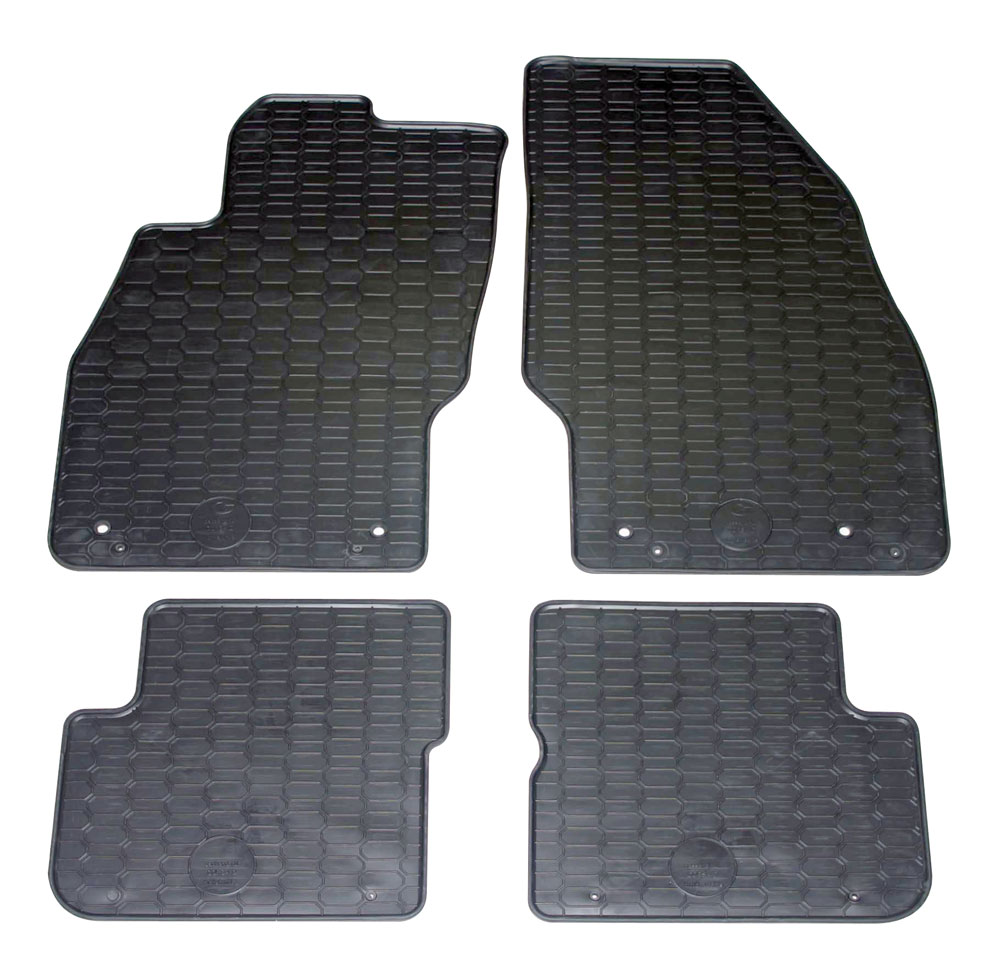 Set 4 Tappetini in Gomma Su Misura Per OPEL Corsa D 3/5p. 2006>2014 (S07)