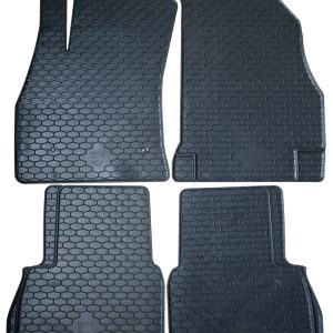 Set 4 Tappetini Auto in Gomma su Misura Per FIAT Dobl? II 2009>2014, e 2014>