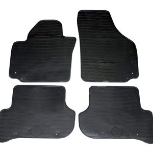 Set 4 Tappetini Auto in Gomma su Misura Per SKODA Yeti 2009>2013, e 2013> (5L)