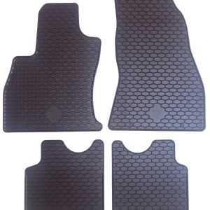 Set 4 Tappetini Auto in Gomma su Misura Per FIAT 500L dal 2012>2019