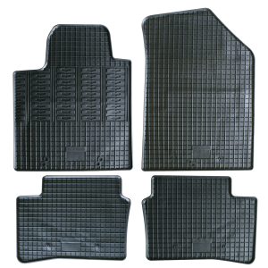 Set 4 Tappetini Auto in Gomma su Misura Per KIA Picanto II 2011>2017 (TA)