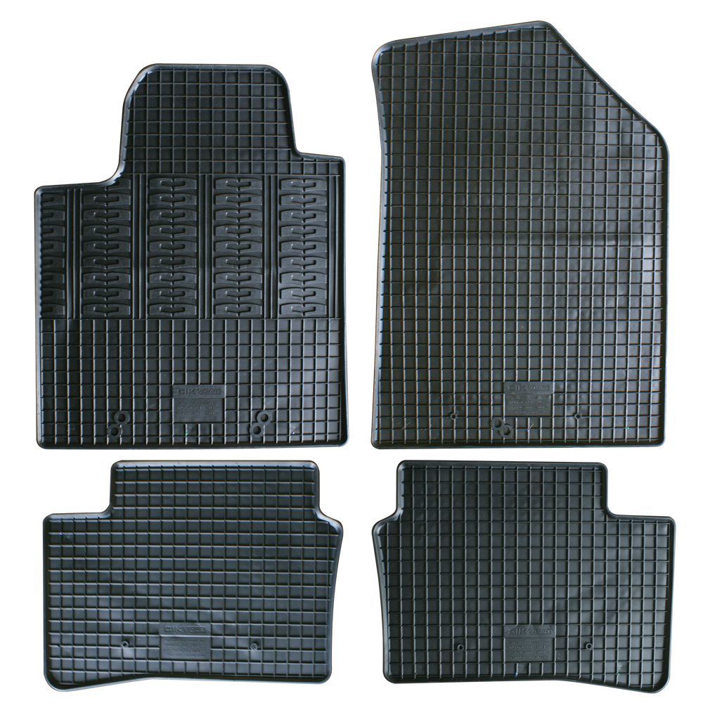 Set 4 Tappetini Auto in Gomma su Misura Per KIA Picanto II 2011>2017 (TA)