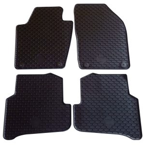 Set 4 Tappetini Auto in Gomma su Misura Per SKODA Fabia III 5p. 2014>2021