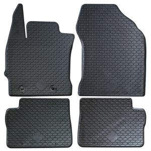 Set 4 Tappetini Auto Gomma Per TOYOTA Auris 5p. e Touring Sports 12>15, 15> E18