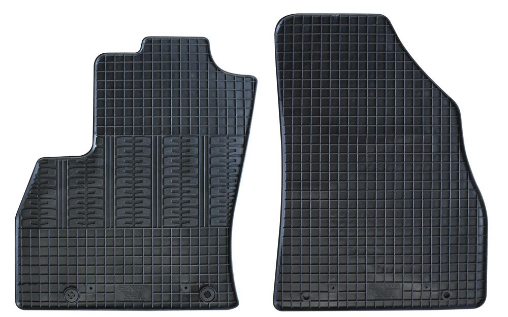 Set 2 Tappetini Auto in Gomma su Misura FIAT Fiorino (225) 2007>2016, 2016>