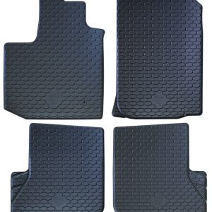Set 4 Tappetini Auto in Gomma su Misura Per DACIA Lodgy 12>17, 17> 5 posti (JS)