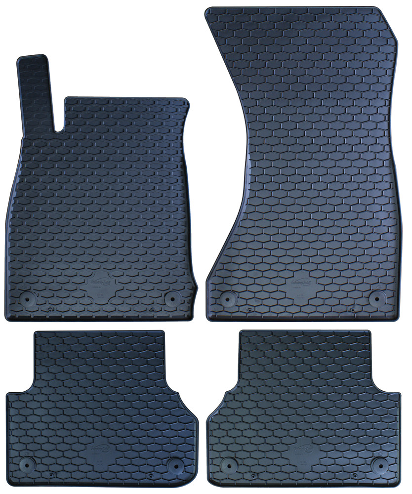 Set 4 Tappetini Auto in Gomma Per AUDI Q7 2015>2019, 2019> (4M) (anche ibrida)