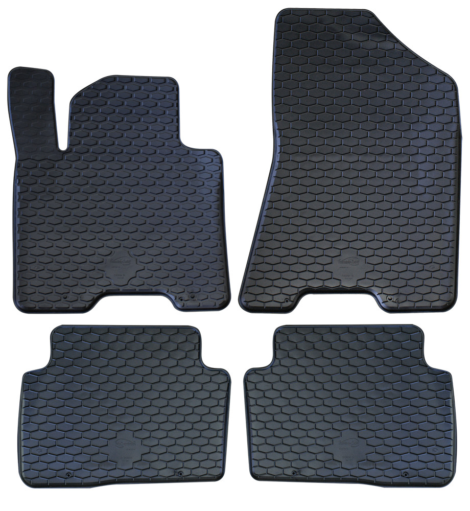 Set 4 Tappetini Auto in Gomma su Misura Per KIA Sportage IV 16>18, 18> (QL, QLE)