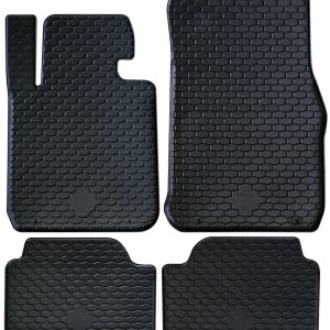 Set 4 Tappetini Auto in Gomma su Misura Per BMW Serie 1 3p. 12>17, 17> (F21)