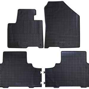 Set 4 Tappetini Auto in Gomma Per KIA Sorento III 15>20 (ant.+post. seconda fila