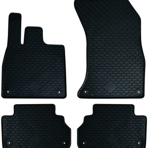 Set 4 Tappetini Auto Gomma su Misura Per AUDI Q5 16>20, 20> (FY) (anche ibrida)