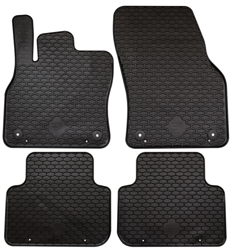 Set 4 Tappetini in Gomma su Misura Per AUDI Q3 dal 2018> (F3B) (anche ibrida)