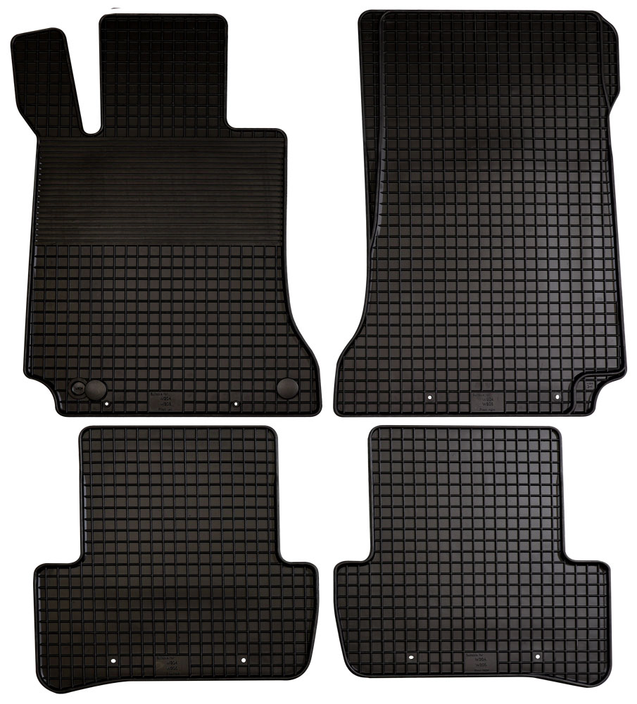 Set 4 Tappetini in Gomma Per MERCEDES Classe C 4p. - C SW 14>21 (W205-S205)