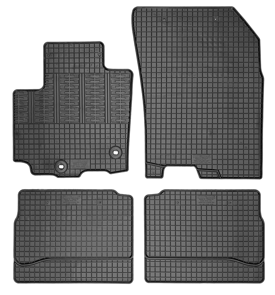 Set 4 Tappetini in Gomma su Misura Per SUZUKI S-Cross dal 2020> (JY) (ibrida)