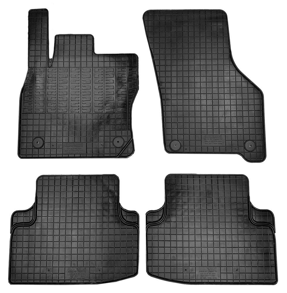 Set 4 Tappetini Gomma Per AUDI A3 Sedan 4p./Sportback 5p. 20> (8Y) ibride a Benz