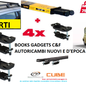 Per Mitsubishi Outlander I (01>06) Kit Barre Portapacchi Portabag (RAIL APERTI)