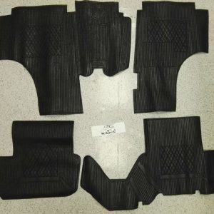 Per Fiat 126 d'epoca Serie 4pz Tappeti Tappetini in Gomma per Auto