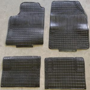 Per Fiat Panda 2003>2012 Set 4pz Tappeti Tappetini in Gomma Su Misura Nuovi