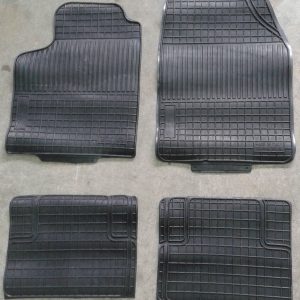 Per Fiat 500 dal 2007> Set 4pz Tappeti Tappetini in Gomma Su Misura Nuovi